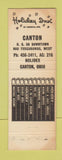 Matchbook Cover - Holiday Inn Canton OH #2