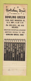 Matchbook Cover - Holiday Inn Bowling Green OH