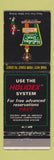 Matchbook Cover - Holiday Inn Warren OH