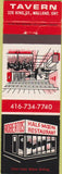 Matchbook Cover - Robertos' Restaurant Welland ON