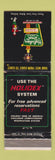 Matchbook Cover - Holiday Inn Canton OH