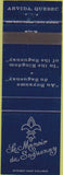 Matchbook Cover - Le Manoir du Saguenay Arvida QC