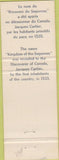 Matchbook Cover - Le Manoir du Saguenay Arvida QC