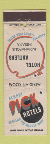 Matchbook Cover - Hotel Antlers Indianapolis IN