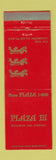 Matchbook Cover - Plaza III Restaurant Kansas City MO