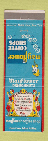 Matchbook Cover - Mayflower Doughnuts Coffee Shop