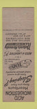 Matchbook Cover - Tums Antacid Parmacheene Beau Fly Fishing Lure