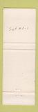 Matchbook Cover - Dick Eddy Men's Salon Tobacco Napier New Zealand WEAR