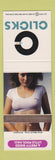 Matchbook Cover - Clicks Billiards girlie WEAR