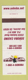 Matchbook Cover - Soboba Casino San Jacinto CA