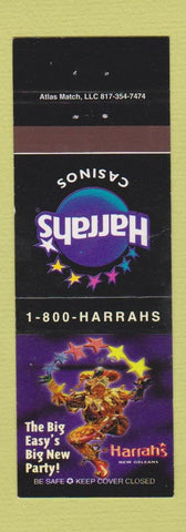 Matchbook Cover - Harrah's Casino New Orleans LA