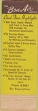 Matchbook Cover - Bon Air Hotel Augusta GA