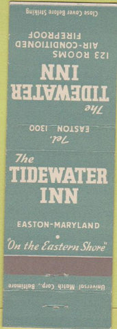 Matchbook Cover - Tidewater Inn Easton MD