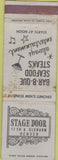 Matchbook Cover - Stage Door Denver CO WORN