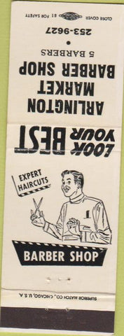 Matchbook Cover - Arlington Market Barber Shop Heights IL?