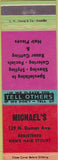 Matchbook Cover - Michael's Air Styles NO TOWN