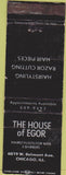 Matchbook Cover - House of Egor Chicago IL Barber CREASES
