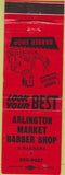 Matchbook Cover - Arlington Market Barber Shop Heights IL?