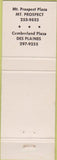 Matchbook Cover - City Barber Shop Des Plaines Mount Prospect IL