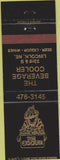 Matchbook Cover - Beverage Cooler Lincoln NE