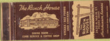 Matchbook Cover - Ranch Hosue Hutchinson KS