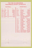 Matchbook Cover - Arkansas Razorbacks Bank Batesville AR Schedule 40 Strike