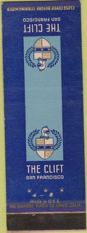 Matchbook Cover - The Cliff San Francisco CA