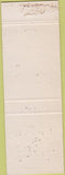 Matchbook Cover - Plantation Motel Hancock MD CREASE