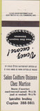 Matchbook Cover - Salon Coiffure Heures D'Ouverture