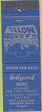 Matchbook Cover - Hollywood Motel Niagara Falls ON