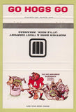 Matchbook Cover - Arkansas Razorbacks Bank Little Rock AR Schedule 40 Strike