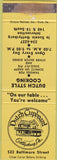 Matchbook Cover - Dutch Cupboard Gettysburg PA