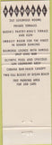 Matchbook Cover - Balmoral Miami Beach FL