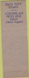 Matchbook Cover - A Bit of Sweeden Detroit MI Norton Hotel WEAR