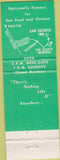 Matchbook Cover - San Jacinto Inn Houston TX