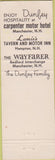 Matchbook Cover - Eastland Motor Hotel  Portland ME
