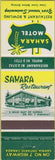 Matchbook Cover - Sahara Motel Sarnia ON