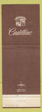 Matchbook Cover - Coulter Cadillac Phoenix AZ