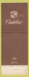 Matchbook Cover - Newcombe Cadillac Pontiac Catskill NY