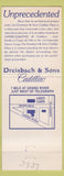 Matchbook Cover - Dreisbach & Sons Cadillac Detroit MI