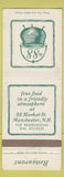 Matchbook Cover - 88 Restaurant Manchester NH WEAR