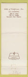 Matchbook Cover - Ditto's Jeans girlie Roswell NM