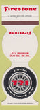 Matchbook Cover - Firestone Tires