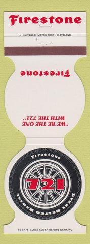 Matchbook Cover - Firestone Tires