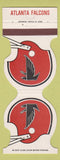 Matchbook Cover - Atlanta Falcons Hottle's Wilkes Barre PA