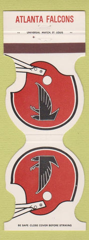 Matchbook Cover - Atlanta Falcons Hottle's Wilkes Barre PA