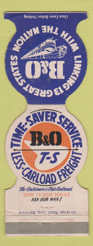 Matchbook Cover - B&O Railroad WEAR  Jewelite