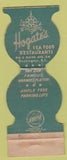 Matchbook Cover - Hogate's Seafood Washington DC WORN Jewelite