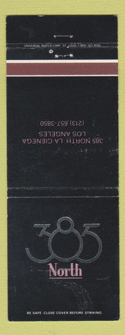 Matchbook Cover - 385 North Los Angeles CA