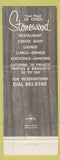 Matchbook Cover - Stonewood Restaurant Downey CA